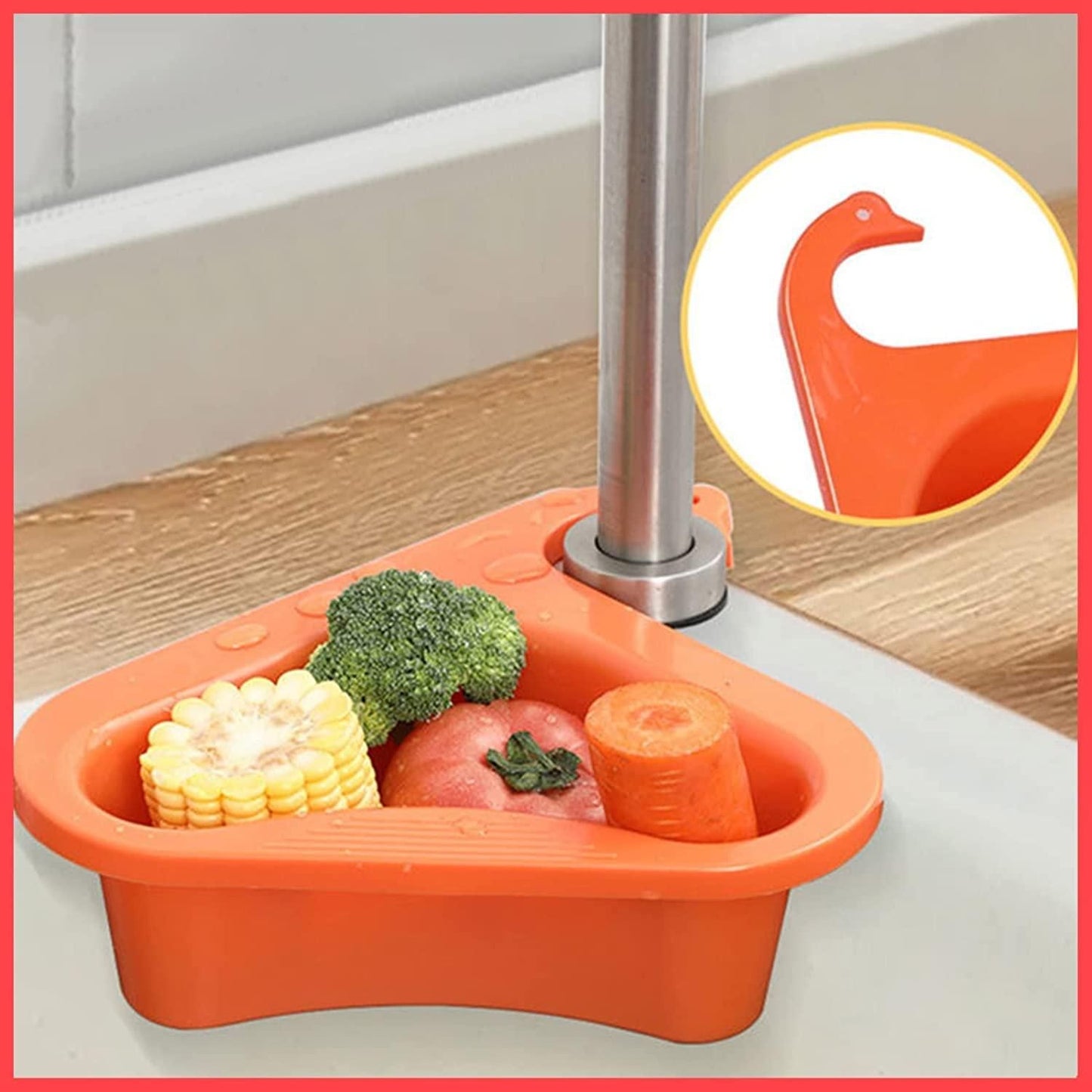 Corner Kitchen Sink Organizer - Pack of 2