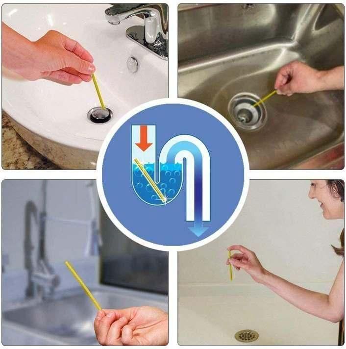 Drain Cleaner Sticks – Odor & Clog Remover(pack of 12 sticks)