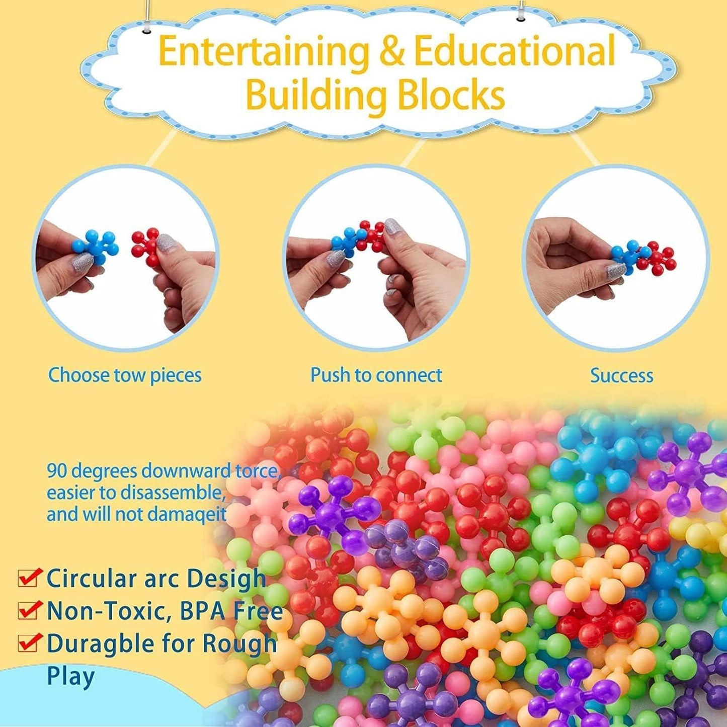 Building Blocks Educational Toys (100 pc)