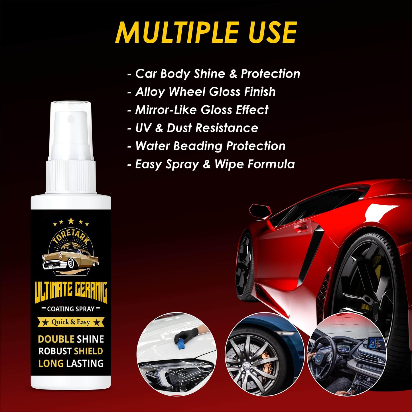 Ultimate Ceramic Coating Spray - Buy 1 Get 1 Free