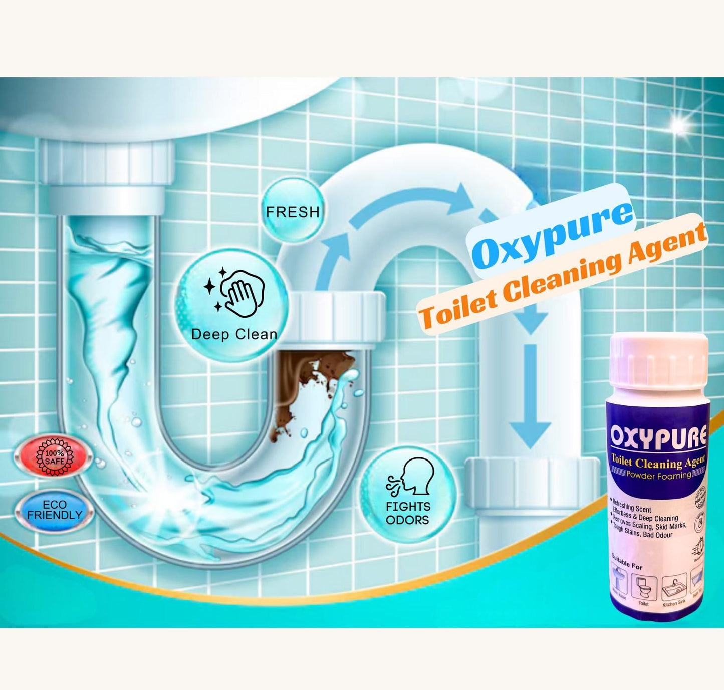 Toilet Cleaning Agent (Pack of 2)