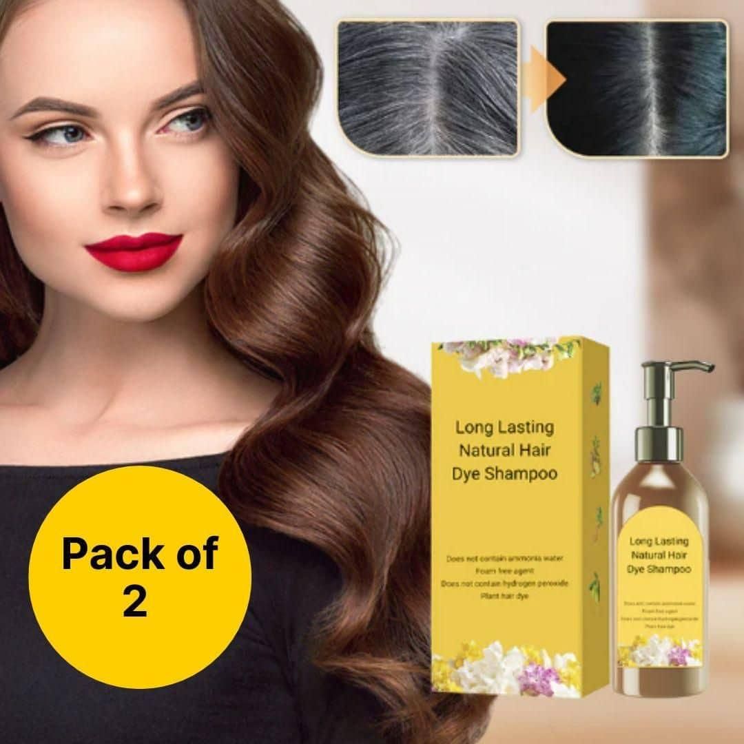Natural Hair Dye Shampoo - Buy 1 Get 1 Free 🔥