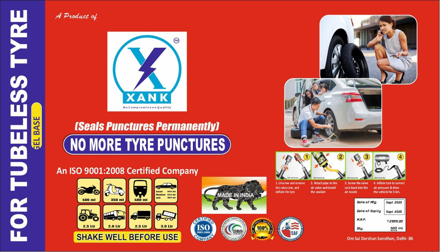 Anti-Puncture Tyre Sealer - Buy 1 Get 1 Free