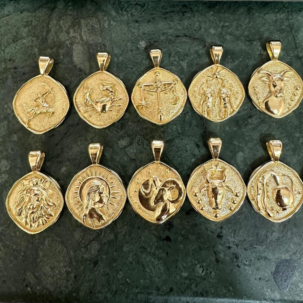 Gold Plated Zodiac Sign Necklace