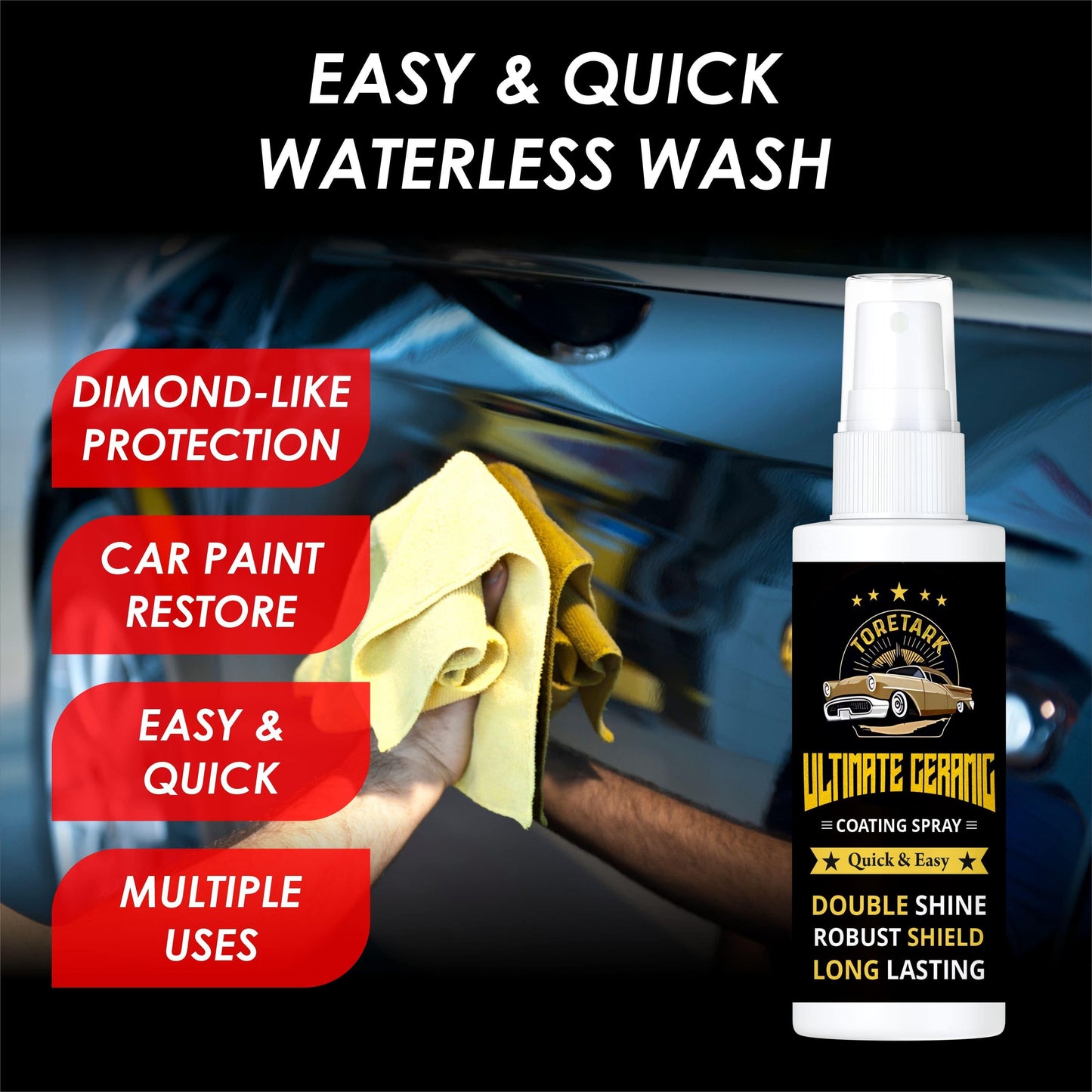 Ultimate Ceramic Coating Spray - Buy 1 Get 1 Free