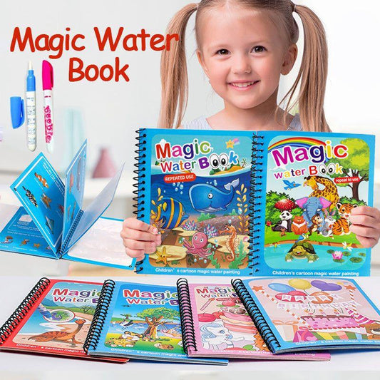 Reusable Magic Water Quick Dry Book (Set Of 4)