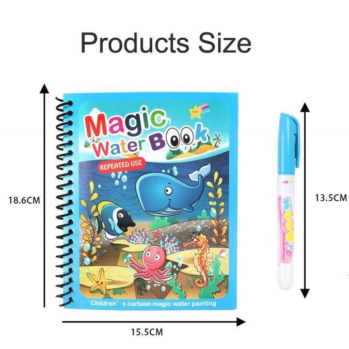 Reusable Magic Water Quick Dry Book (Set Of 4)
