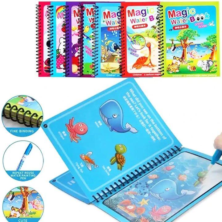 Reusable Magic Water Quick Dry Book (Set Of 4)
