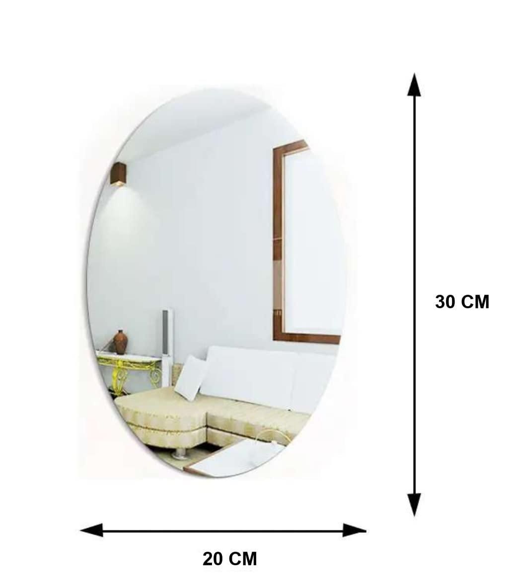 Oval & Square Mirror (pack of 2)