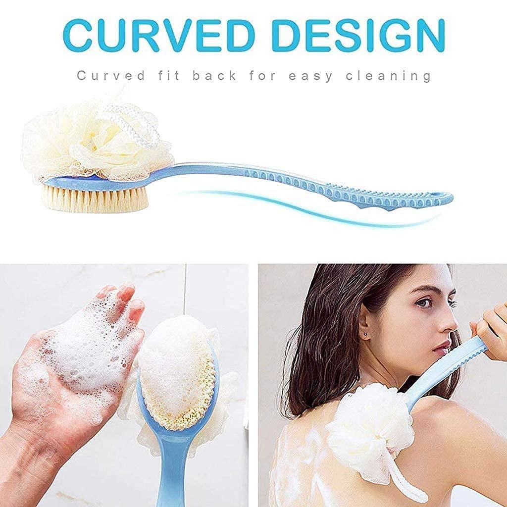 2 in 1 Loofah & brush with handle