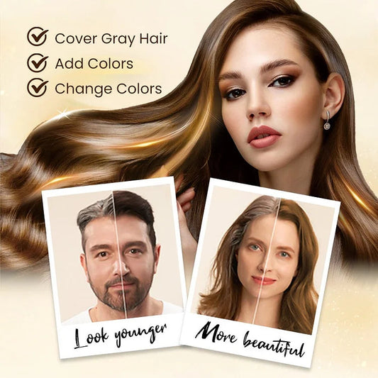 Natural Hair Dye Shampoo - Buy 1 Get 1 Free 🔥