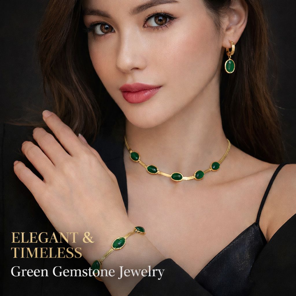 Premium Necklace Set With Bracelet